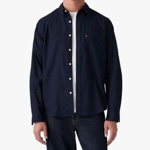 Levi's Ditzydot Nightwatch Poplin Button Up Shirt
